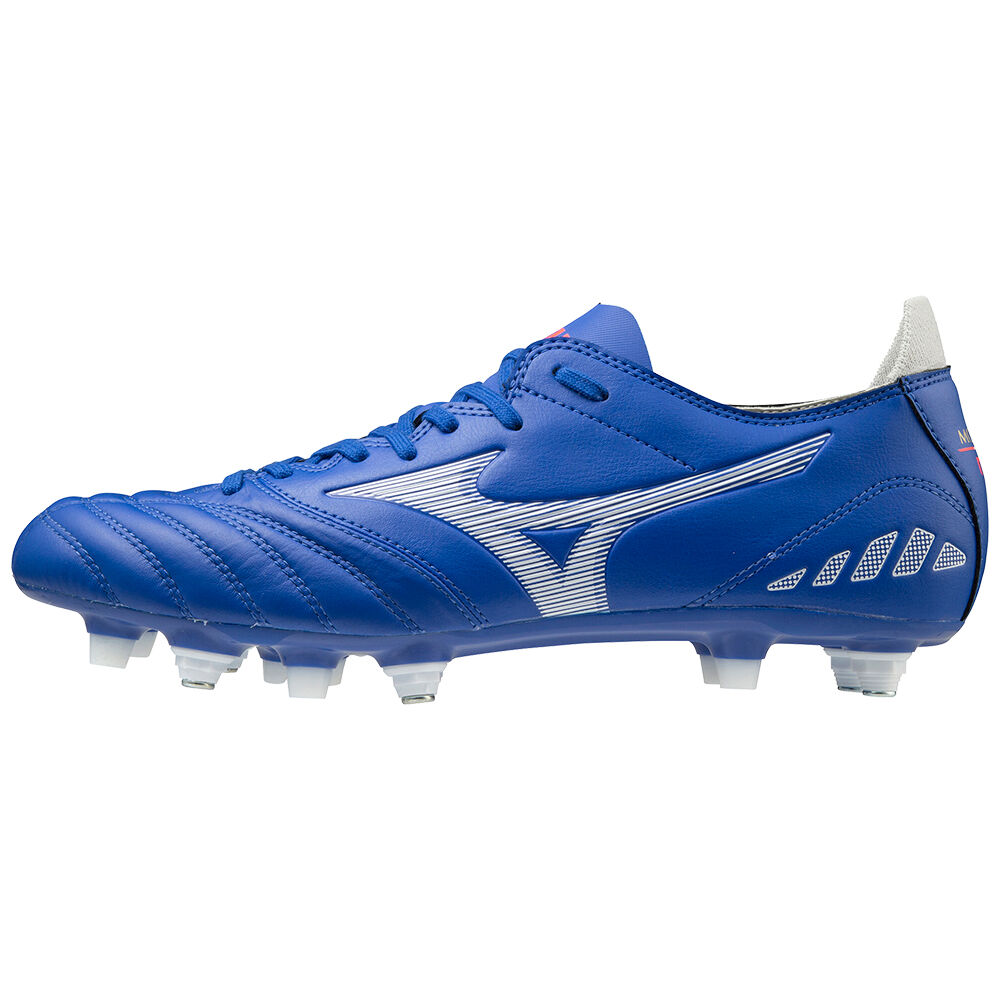 Tacos de Futbol Mizuno Morelia Neo 3 Pro Mix Para Hombre Azules/Blancos 1327654-AT